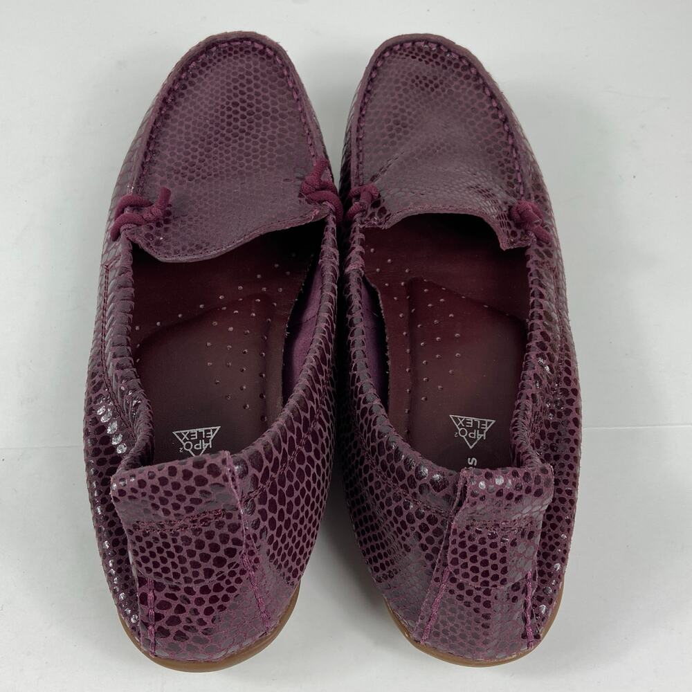 Hush Puppies Women's Casual Slip On Ballet Flat Purple Plum Size 8.5 - Picture 4 of 9